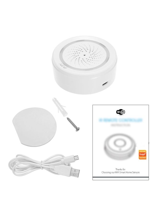 NIBEMINENT Wi-Fi Smart Alarm System White 9.7x5.2x8.7cm - Image 3