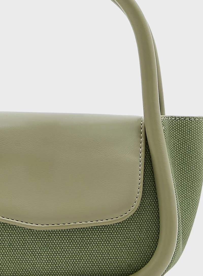 Ginger Tube Handle Handbag