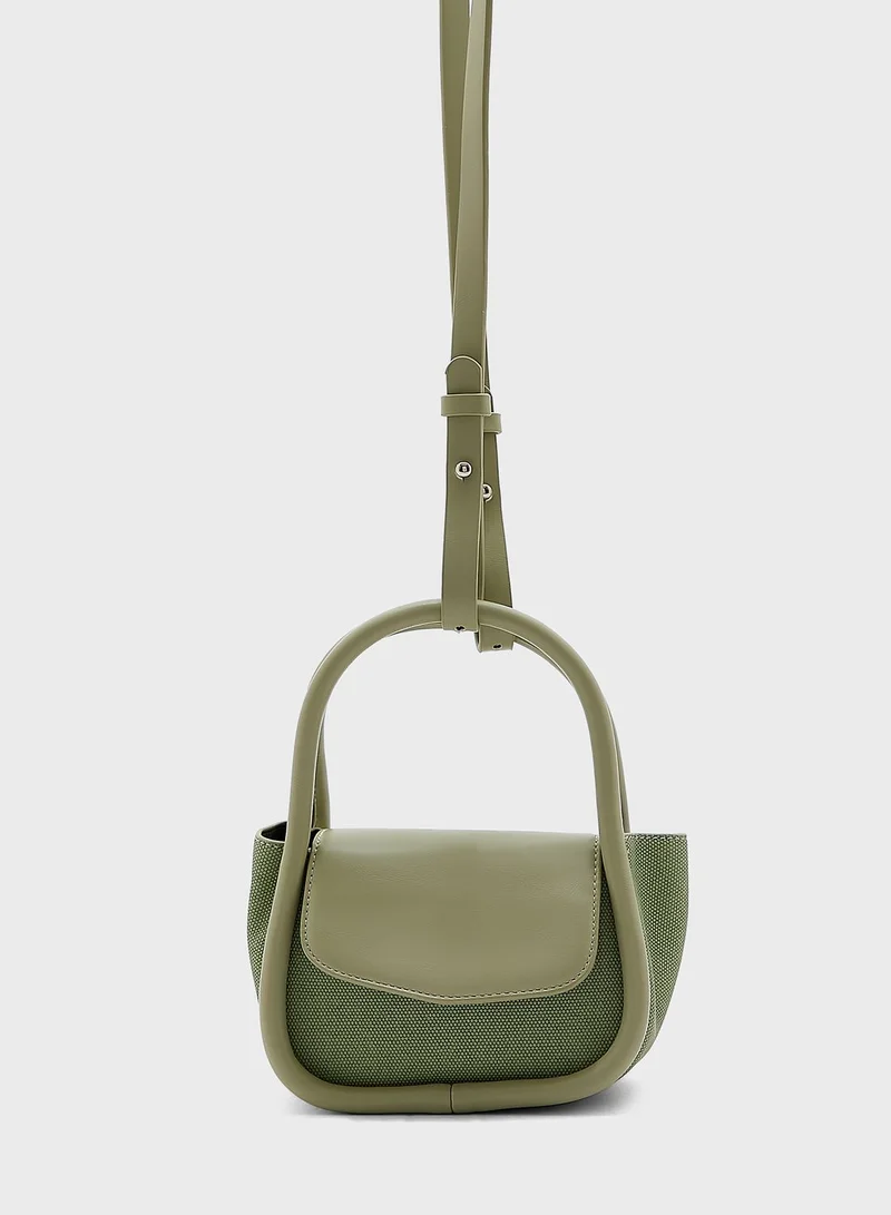 Ginger Tube Handle Handbag