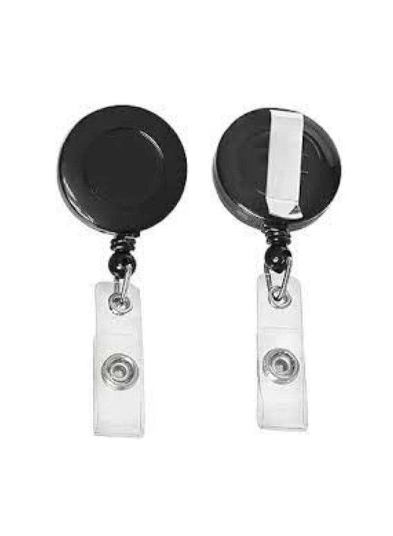 Terabyte ID Card Holder With Clip Silver 6 PCS Multicolor - Image 4