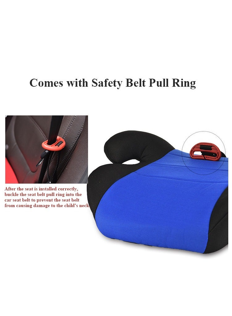 Universal Baby Kids Lightweight Travel Booster Car Seat, Fix Extra Large Seat Backless Belt Positioning, Car Seat Pad, Feeding Booster Seat with Wide Armrest