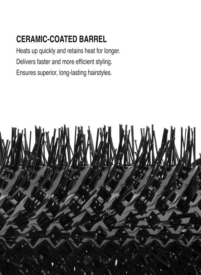 إلكيم فرشاة إلتشيم الحرارية الدائرية ذات الأسطوانة الخزفية والشعيرات النايلون المقاومة للحرارة - أداة تصفيف شعر احترافية خفيفة الوزن - 1 1/4 بوصة - Image 4