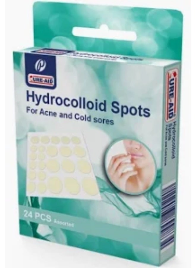 24 Pieces Hydrocolloid Spots - For Acne Treatment