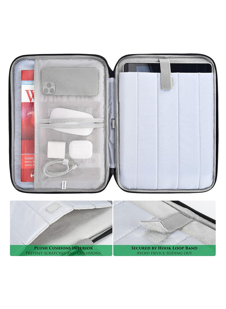 Theodor 9.7-11 inch Tablet Sleeve Case for iPad (A16) 11th 11inch 2025/iPad 10th 10.9 2022 and Air 11 inch M3/M2 2025/2024/10.9 inch/| 11 inch iPad Pro | 10.2 inch iPad | 10.9 inch iPad Air 5 4 | 10.5" iPad Pro | iPad Air 3 2 | 9.7" iPad | Galaxy Tab A9+ /A11 Plus 11inch/S9 11inch/S9FE 10.9 inch Protective Bag for 10inch and 11inch- Black - Image 5