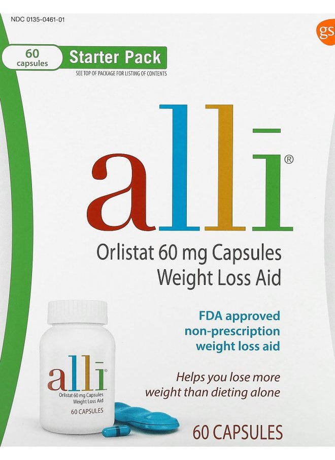 Orlistat Weight Loss Aid Starter Pack 60 mg 60 Capsules - pzsku/ZF465BE3CAD15AEF4824DZ/45/_/1731508928/da9dcea5-a831-4386-8599-d4331b707443