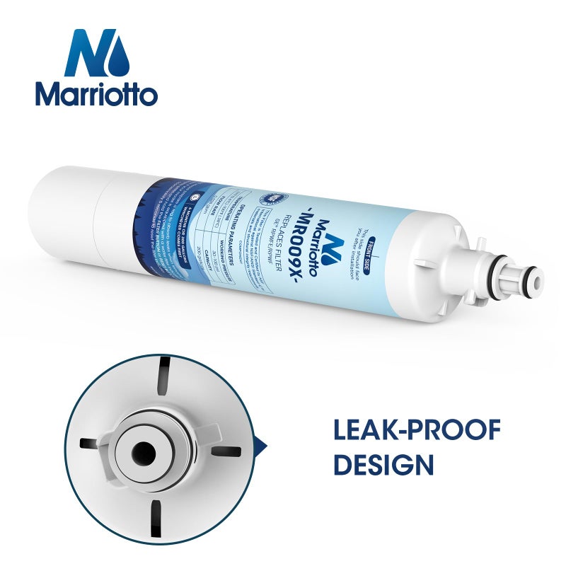 MARRIOTTO Replacement for GEÂ® RPWFE, RPWF (Built-in CHIP) Refrigerator Water Filter, Compatible with GFE28GELDS, PFE28KELDS, PFE28KYNFS, GFD28GELDS, GYE22HMKES, GFE28GYNFS, GFD28GYNFS, Pack of 2 - Image 3