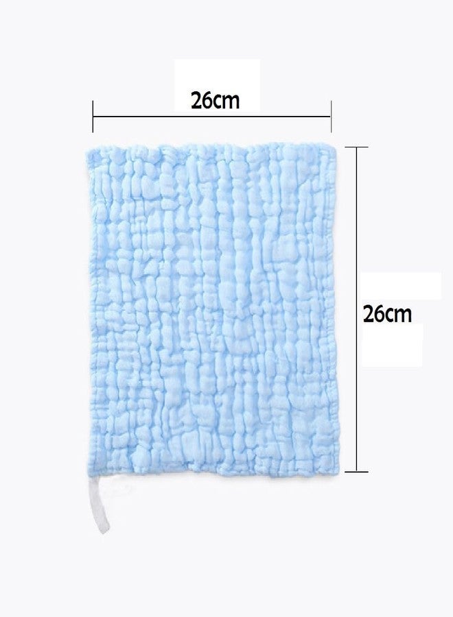GREEMITO 100% Muslin Cotton Baby Washcloths – Ultra Soft Face Towels for Newborn & Toddlers | Highly Absorbent, Skin-Friendly Bath & Feeding Cloths (Pack of 4 - Multi-Colour) (26x26 cm) - Image 2