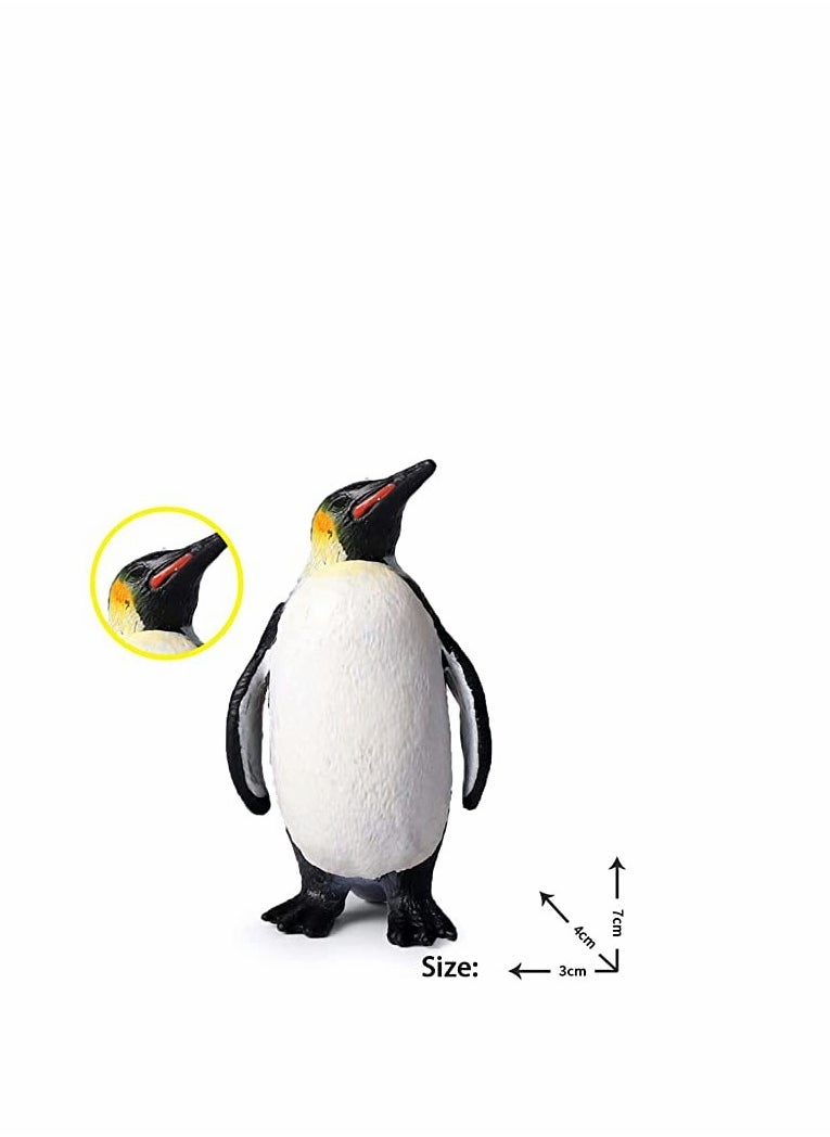 Generic - 3Pcs Penguin Toys Realistic Animal Figurines, Plastic Arctic Animals for Early Educational Birthday Party Favors Cake Topper Gift for Kids - Image 1