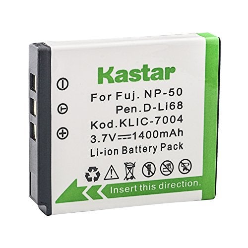 Kastar Battery (X2) & LCD Slim USB Charger for Fujifilm NP-50 BC-50 BC-45W and Fuji FinePix F200EXR F75EXR F70EXR F100fd F60fd F50fd XF1 XP100 XP150 XP170 X20 F605EXR F660EXR F775EXR F900EXR Cameras - Image 5