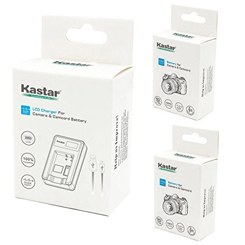 Kastar Battery (X2) & LCD Slim USB Charger for Fujifilm NP-50 BC-50 BC-45W and Fuji FinePix F200EXR F75EXR F70EXR F100fd F60fd F50fd XF1 XP100 XP150 XP170 X20 F605EXR F660EXR F775EXR F900EXR Cameras - Image 4