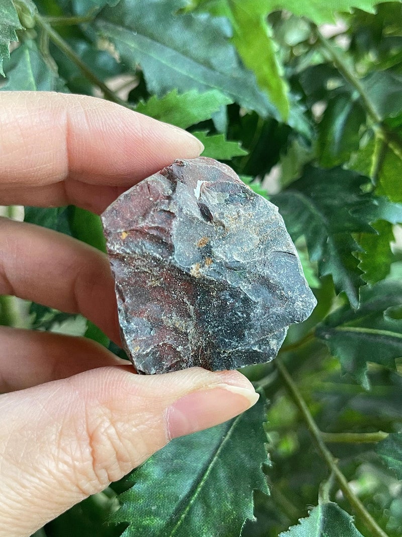 GAF TREASURES Wholesale Raw Bloodstone Crystals, Natural Bloodstone Stone, Natural Rough Bloodstone Crystals, Bloodstone Rough, Bloodstone Healing Crystals (Bloodstone, 0.25 Pound) - Image 2