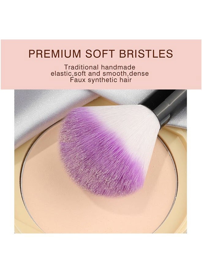 VANDER Makeup Brushes, VANDER Professional 32pcs Foundation, Concealer, Eyeshadow & Eyeliner Cosmetic Brush Set, Purple (Cosmetic Bag Not Included) - Image 3