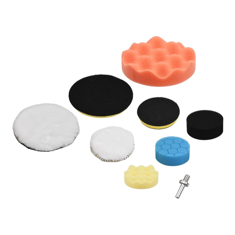 39Pcs Polishing Pads Kit 3 Inch 5 Inch Car Buffing Sponge for Automobiles Yachts Self-adhesive Wool Pad - Image 1