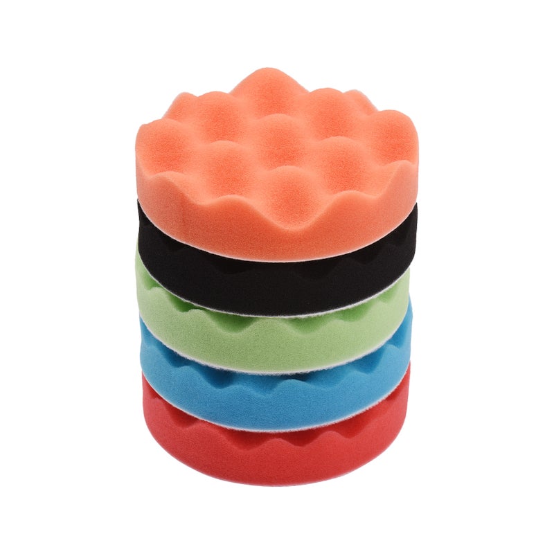 39Pcs Polishing Pads Kit 3 Inch 5 Inch Car Buffing Sponge for Automobiles Yachts Self-adhesive Wool Pad - Image 2