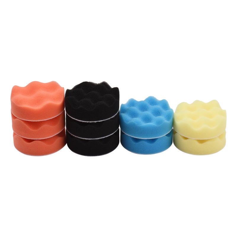 39Pcs Polishing Pads Kit 3 Inch 5 Inch Car Buffing Sponge for Automobiles Yachts Self-adhesive Wool Pad - Image 3