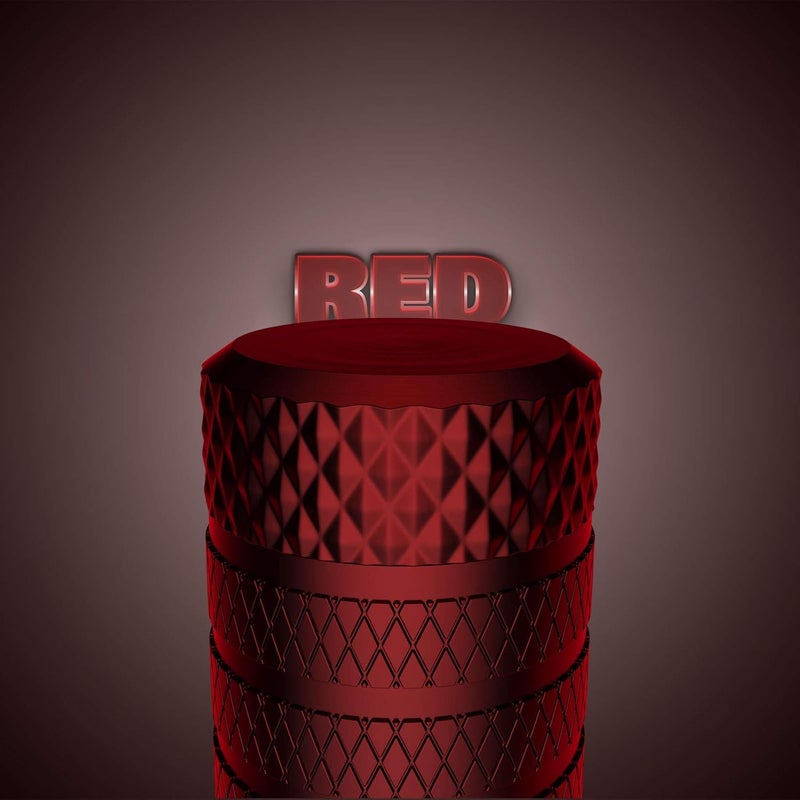 CKAuto Tire Valve Stem Caps, Red, 4 pcs/Pack, Anodized Aluminum Tire Valve Cap Set, Corrosion Resistant, Universal Stem Covers for Cars Trucks Motorcycles SUVs and Bikes - Image 2