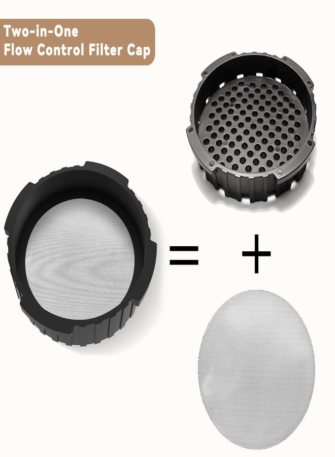 brikinte 2 Pack Reusable Metal Coffee Filter, Stainless Steel Double Layer Mesh, No Paper Needed, Inverted Brewing Richer Flavor, Compatible with AeroPress Original, Go & Clear - Image 5