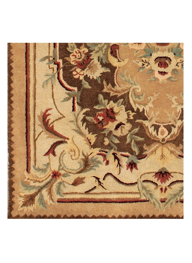 AURUM HOME AH014B Hand Tufted Area Traditional Carpet Interior Living Bedroom, Bedroom, Exhibition Area Cut Wool Pile, Rectangle  - Image 4