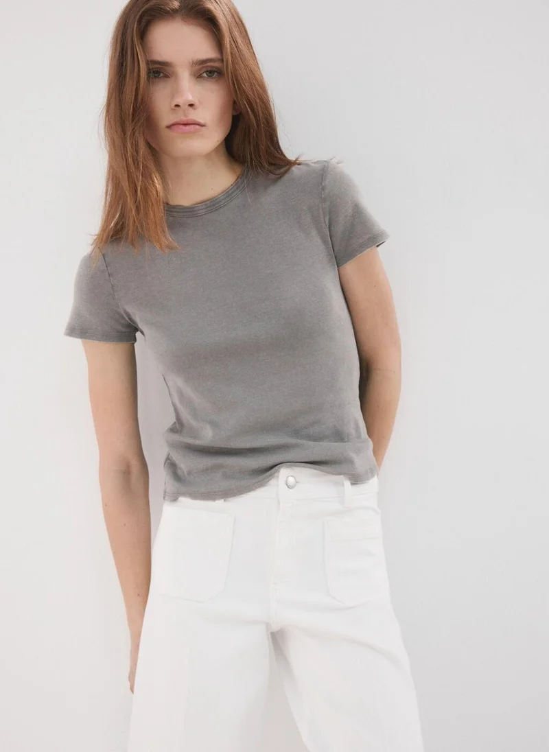 Mango  Wide leg jeans with pockets for Women | Best Price UAE