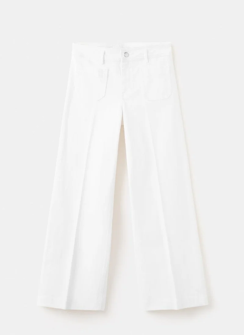 Mango  Wide leg jeans with pockets for Women | Best Price UAE