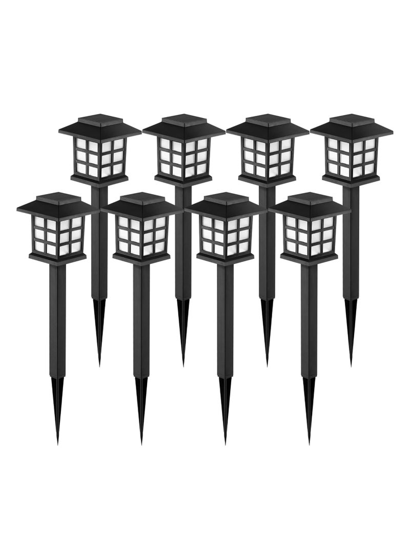 NANAO Solar Outdoor Lights,8 Pack LED Solar Lights Outdoor Waterproof, Solar Walkway Lights Maintain 10 Hours of Lighting for Your Garden, Landscape, Path, Yard, Patio, Driveway - Image 1