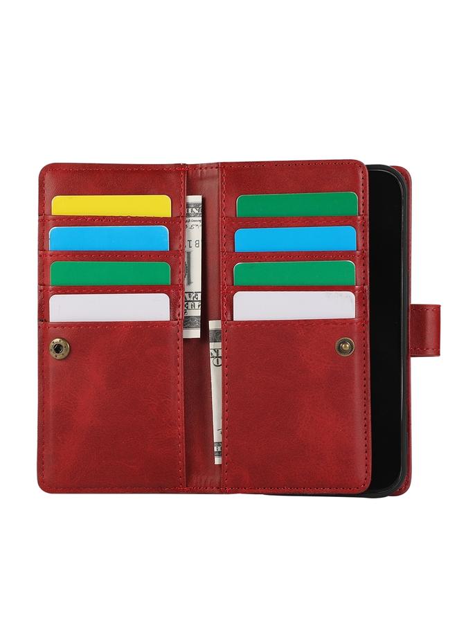 اس-توب جراب هاتف جلدي مع سوار معصم وفتحة بطاقة لهاتف iPhone 16 Plus - Image 5