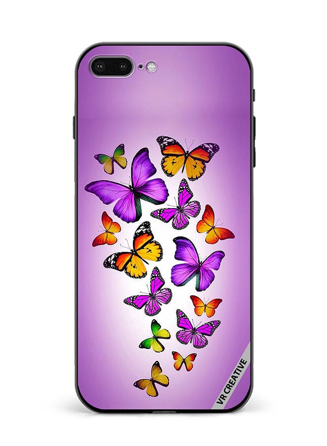 VR CREATIVE Protective Case Cover For Apple iPhone 7 Plus/8 Plus Mix Butterflies Design Multicolour - Image 1