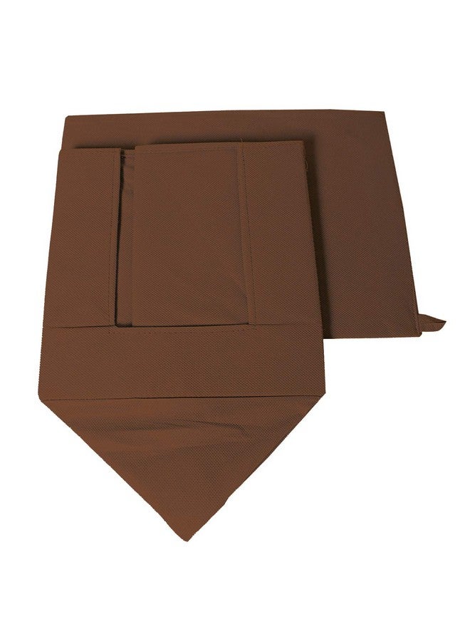 Kuber Industries Non-Woven Shirt Stacker/Clothes Organizer|Solid Color & Foldable Non Woven Material|Closet & Wardrobe Organizer|Size 40 x 20 x 25 Cm, Pack of 4 (Brown) - Image 5