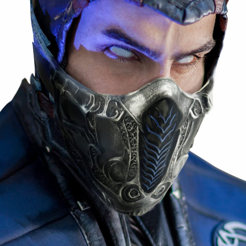 VZQI Kombat Mask SubZero Mask Halloween Game Cosplay Costume Mens - Image 2