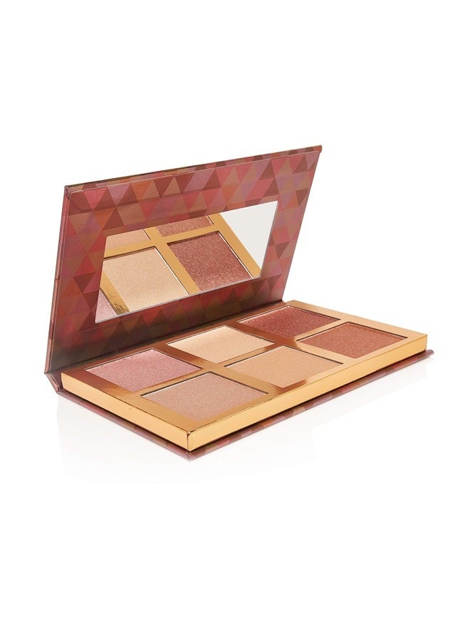 BellaPierre Glowing Highlighter Makeup Palette | 6 Illuminating Shades to Suit Different Skin Tones | Non-Toxic and Paraben Free | Vegan and Cruelty Free | Natural Look - Image 3