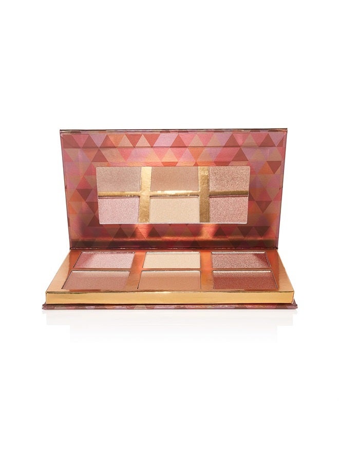 BellaPierre Glowing Highlighter Makeup Palette | 6 Illuminating Shades to Suit Different Skin Tones | Non-Toxic and Paraben Free | Vegan and Cruelty Free | Natural Look - Image 2