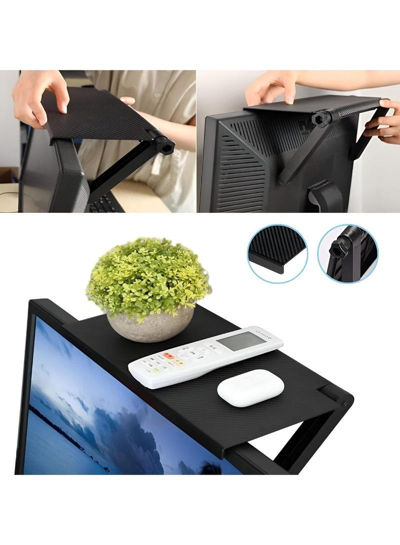 Adjustable Height Monitor Stand – Desk Riser for Computer Monitors, TV Screens, Laptops, and Home Office Organization - Image 2