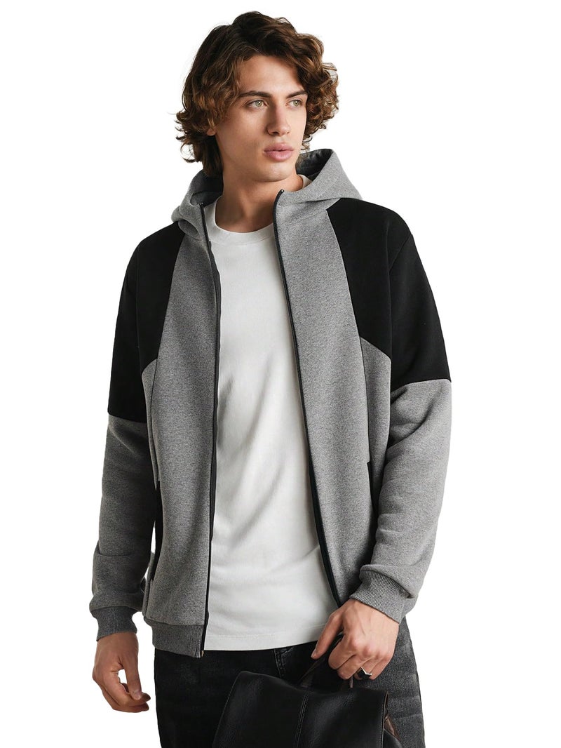 TOPLOT jacket for men || winter jackets || casual jacket for men || Men's bomber jacket (Men-CB-Jacket-5215-Grey-S) - Image 1
