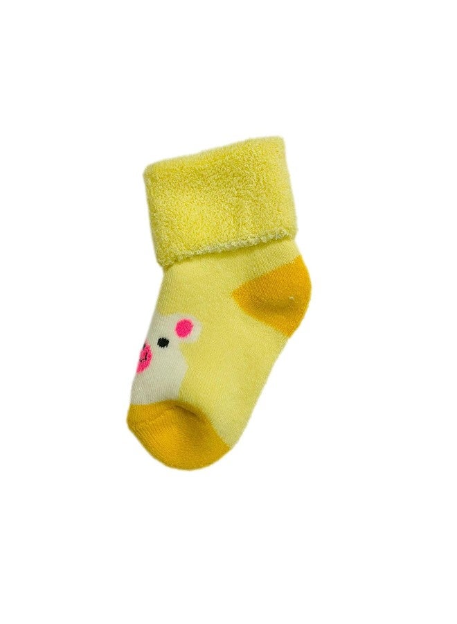 Freshfoot Baby Boys Ankle Length Organic Cotton Socks For New Born Baby For 0-12 Months (Mixed Colour), Multicolor - Image 5