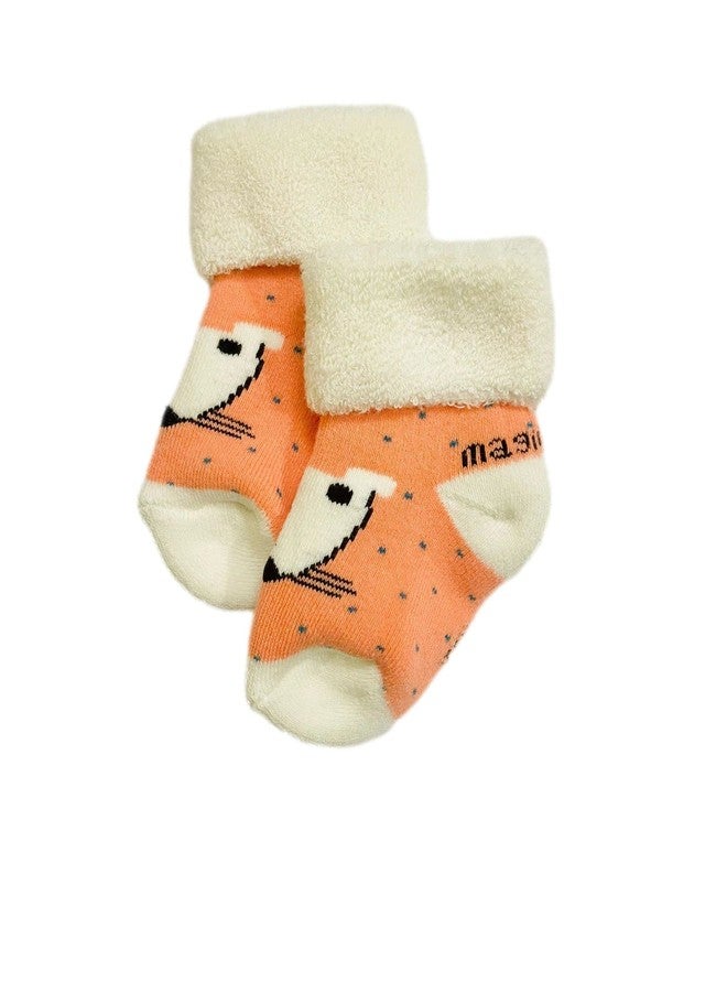 Freshfoot Baby Boys Ankle Length Organic Cotton Socks For New Born Baby For 0-12 Months (Mixed Colour), Multicolor - Image 4
