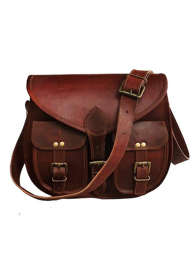 كويرو حقيبة كروس بودي نسائية من الجلد، حقيبة كتف نسائية، حقيبة سفر، حقائب يد جلدية أصلية مقاس 14 بوصة - Image 3