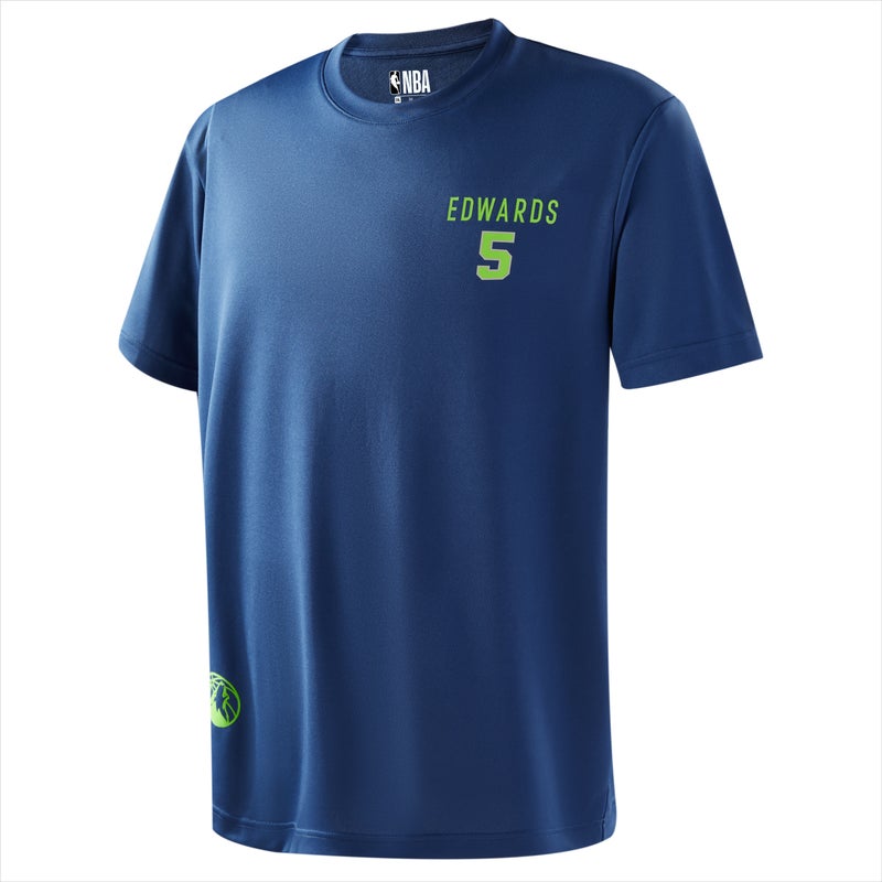 NBA T Shirts Unisex Navy Blue Crew Neck Moderate Straight Fit - Image 1