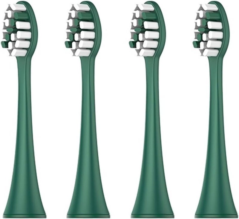 أسطوانات استبدال فرشاة الأسنان، 4 قطع، متوافقة مع SG986/SG987/S2/SX/S5 (أحمر) - Image 3