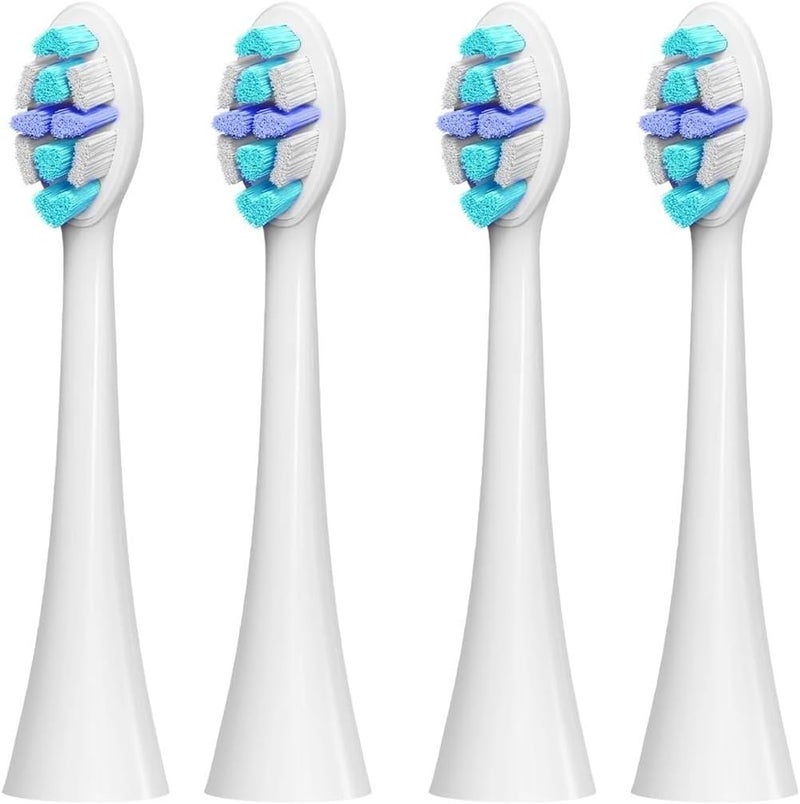 أسطوانات استبدال فرشاة الأسنان، 4 قطع، متوافقة مع SG986/SG987/S2/SX/S5 (أحمر) - Image 5