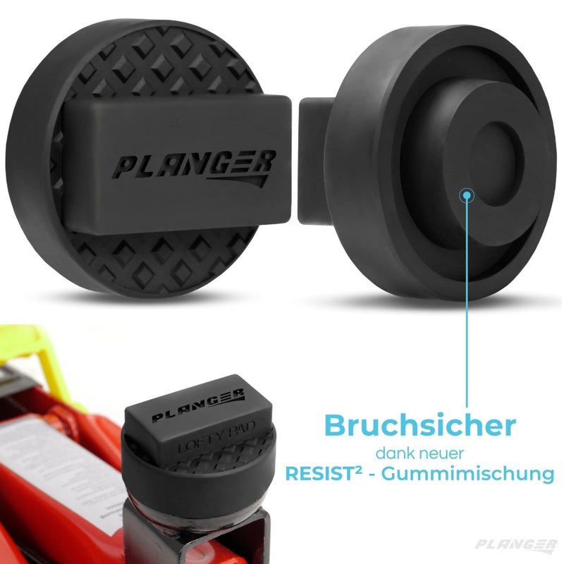 PLANGER® - Lofty PAD - Rubber Jack Pad for Mini & Opel (Special CAR Brands from Germany) Trolley Jack, Vehicle Lift and Axle Stand - Protects Your Car, SUV - Image 3