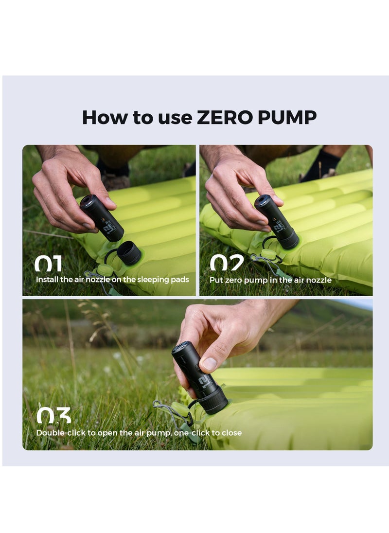 FLEXTAIL - FLEXTAILGEAR ZERO PUMP 34g Portable Air Pump for Inflatables with a Rechargeable Battery, Ultra Mini Electric Pump - Image 1