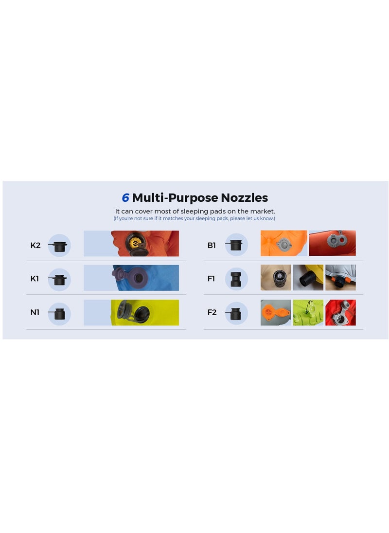 FLEXTAIL - FLEXTAILGEAR ZERO PUMP 34g Portable Air Pump for Inflatables with a Rechargeable Battery, Ultra Mini Electric Pump - Image 1