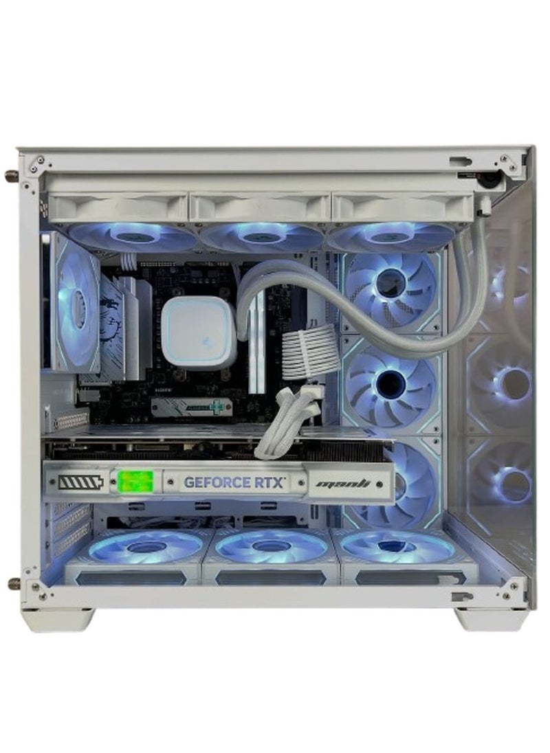 NANOTECH Seraphic Core Gaming PC - Intel Core i7-14700K Processor, 20 Cores & 28 Threads, DDR5 64GB (2*32) Ram, AMD Radeon RX 9070 XT 16GB Graphics Card, 2TB Gen4.0*4 NVMe M.2 SSD, 3 Fan AIO Liquid Cooler, 850W 80 Plus Power Supply, Windows 11 Pro | Wi-Fi  - Image 2