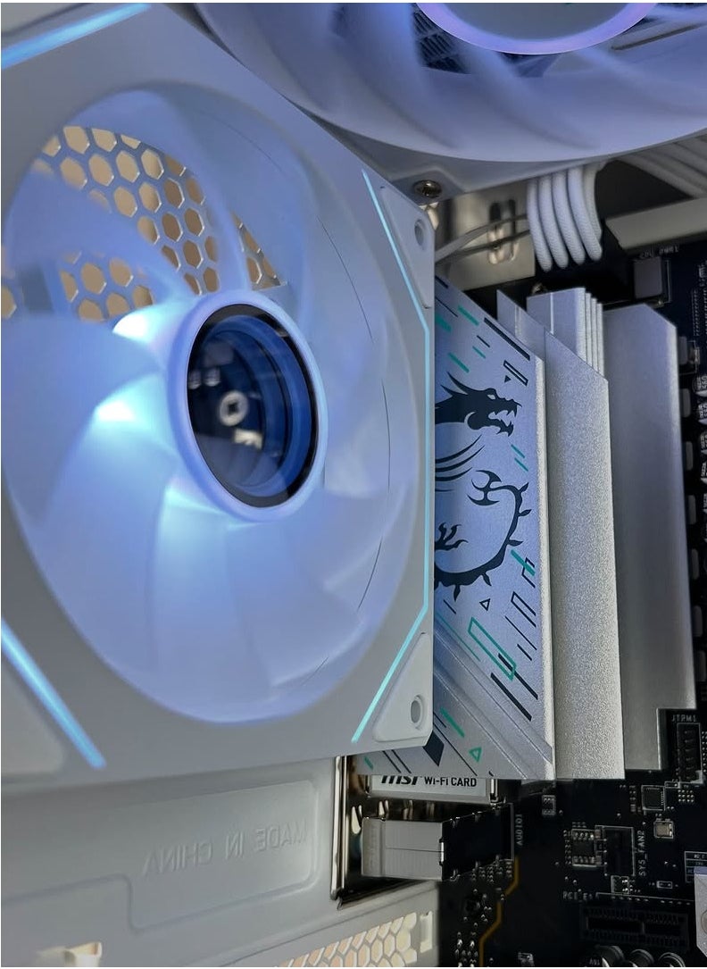 NANOTECH Seraphic Core Gaming PC - Intel Core i7-14700K Processor, 20 Cores & 28 Threads, DDR5 64GB (2*32) Ram, AMD Radeon RX 9070 XT 16GB Graphics Card, 2TB Gen4.0*4 NVMe M.2 SSD, 3 Fan AIO Liquid Cooler, 850W 80 Plus Power Supply, Windows 11 Pro | Wi-Fi  - Image 4