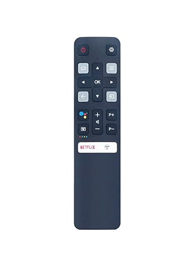 Raxoom XRC802V Replacement Voice Remote Control fit for TCL Smart LED TV 55T8S 55T8 55C716 60P8M 65T8S 65T8 65C716 65C8 75C815 75P8MR 85P715 50C717 55C717 55P717 65C717 65P717 32S5200 42S6500 43S65A 32F51  - Image 1