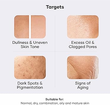 Cureskin قناع الوجه كيرسكن فيتامين بوست لإزالة تان البشرة للحصول على بشرة متألقة حزمة إزالة تان حزمة إزالة تان كريم إزالة تان - Image 4