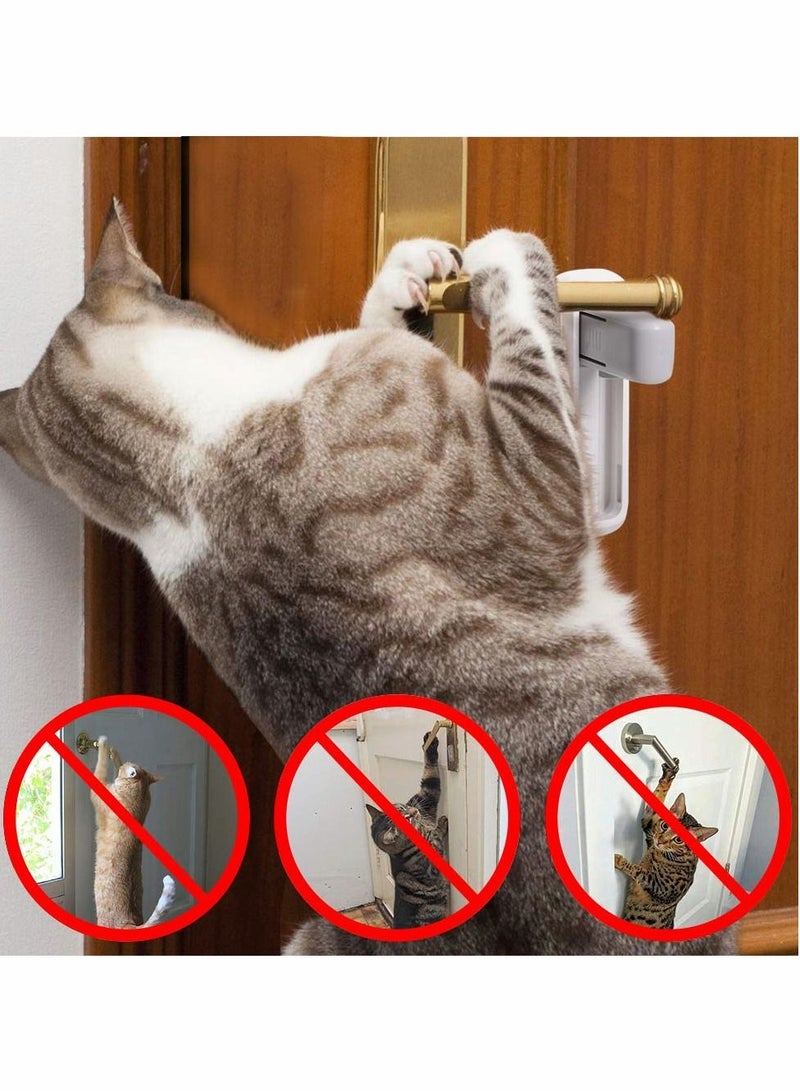 KASTWAVE 2 Pack Door Lever Lock Baby Proofing Door Handle Lock Child Safety Handles Locks Knob Lock Easy to Install and Use 3M VHB Adhesive No Tools Need or Drill Easy to Remove - Image 3