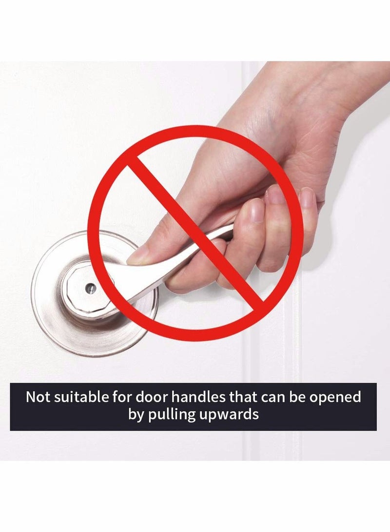 KASTWAVE 2 Pack Door Lever Lock Baby Proofing Door Handle Lock Child Safety Handles Locks Knob Lock Easy to Install and Use 3M VHB Adhesive No Tools Need or Drill Easy to Remove - Image 5