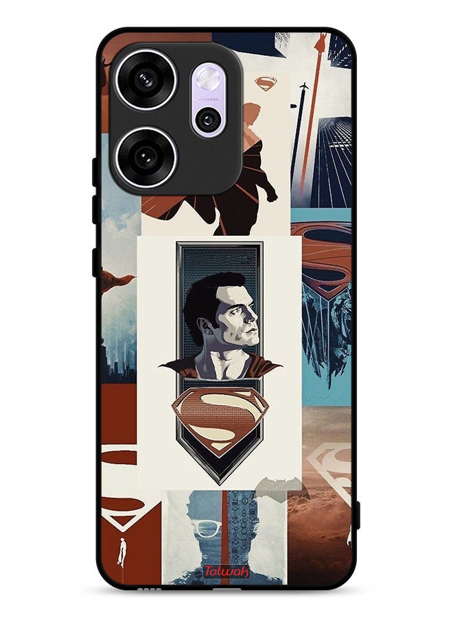 Tolwak Oppo Reno14 F Protective Case Cover Superman Art - Image 1