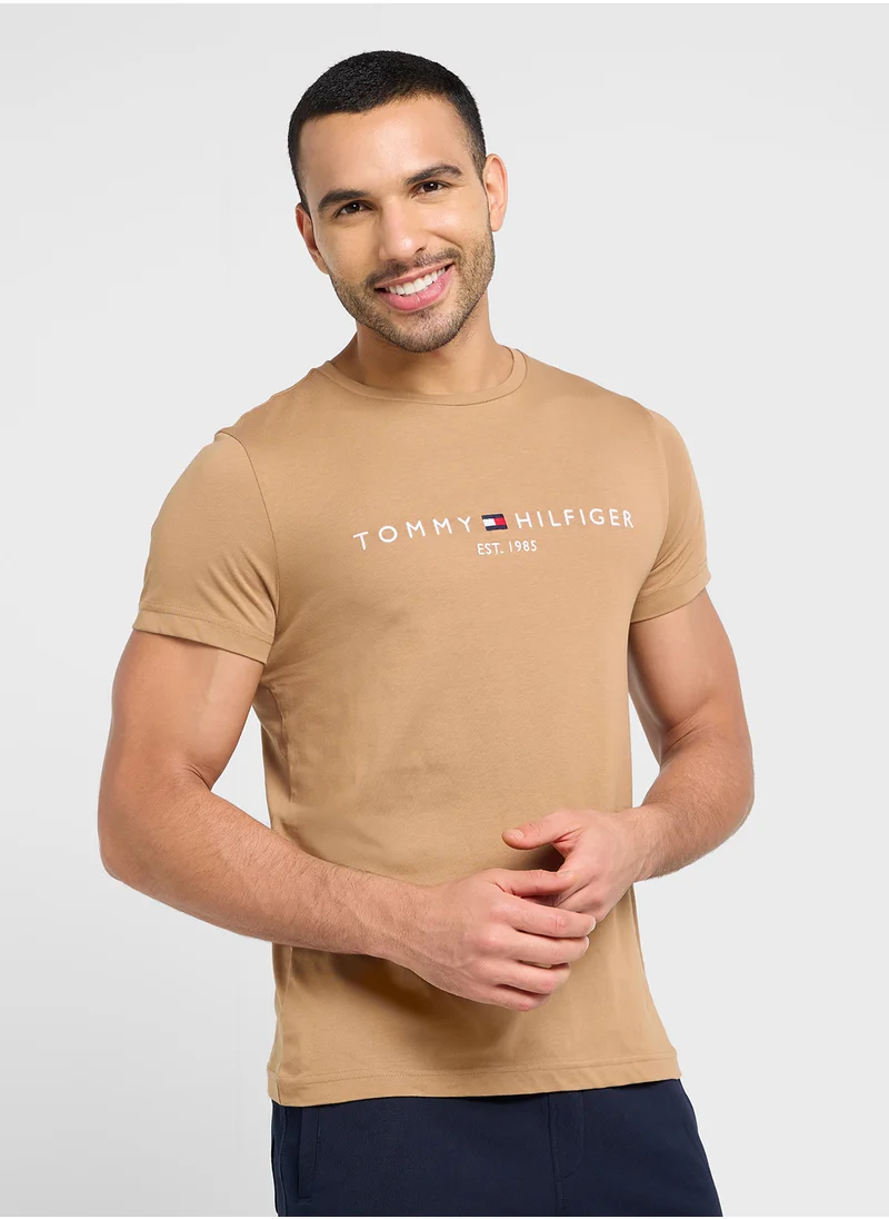 TOMMY HILFIGER Logo Crew Neck T-Shirt